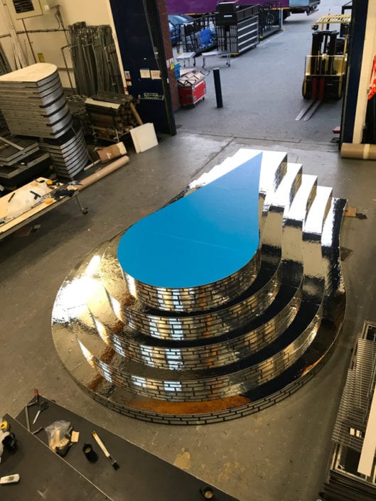 Printed Floor for Katy Perry at Glastonbury 2017–2