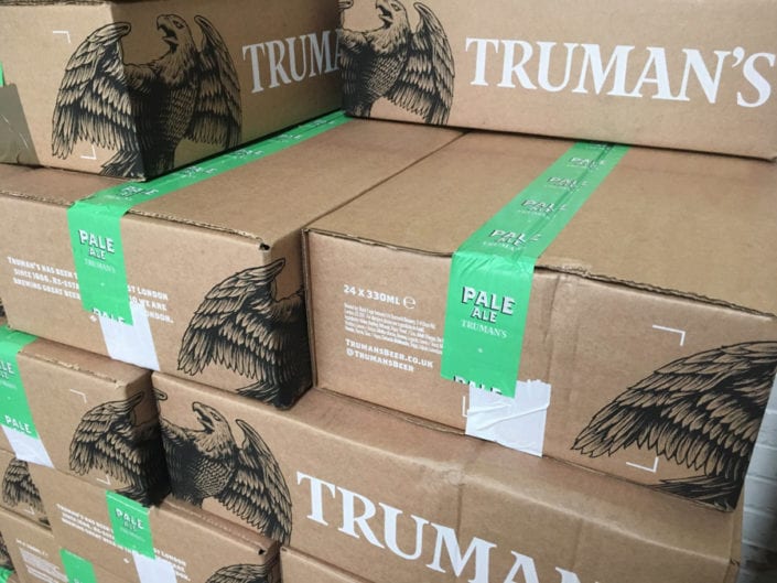 Printed Tape for Truman’s Brewery